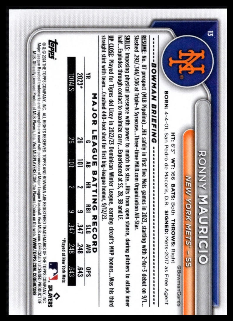 2024 Bowman #BAI-20 Junior Caminero Bowman A.I.