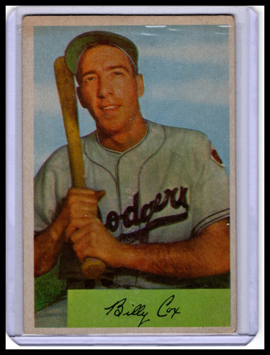 1954 Bowman #26a Billy Cox