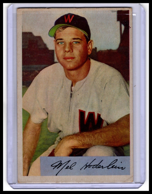 1954 Bowman #120 Mel Hoderlein