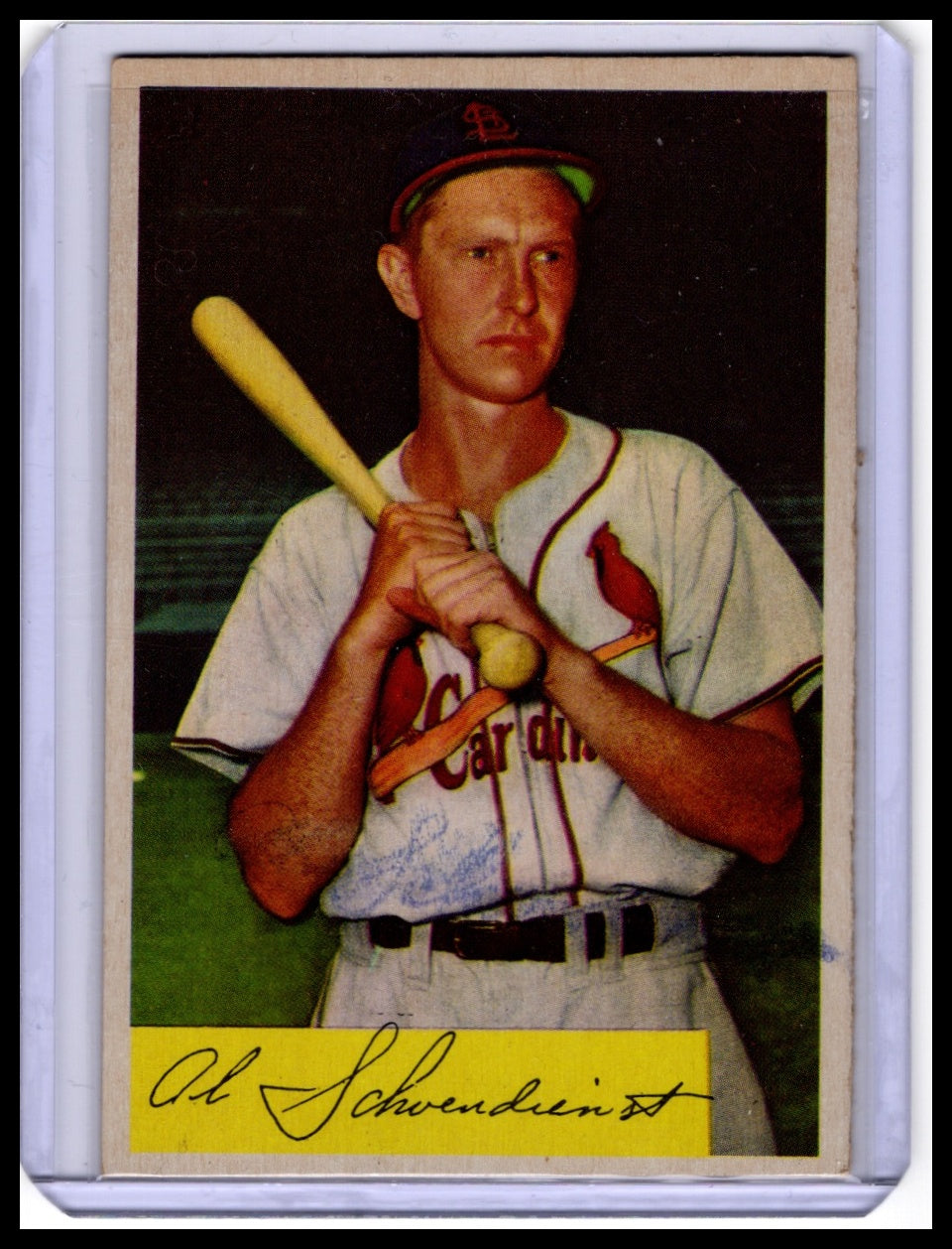 1954 Bowman #110 Al Schoendienst