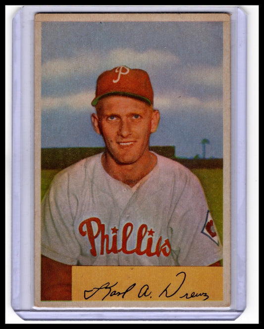 1954 Bowman #191 Karl Drews