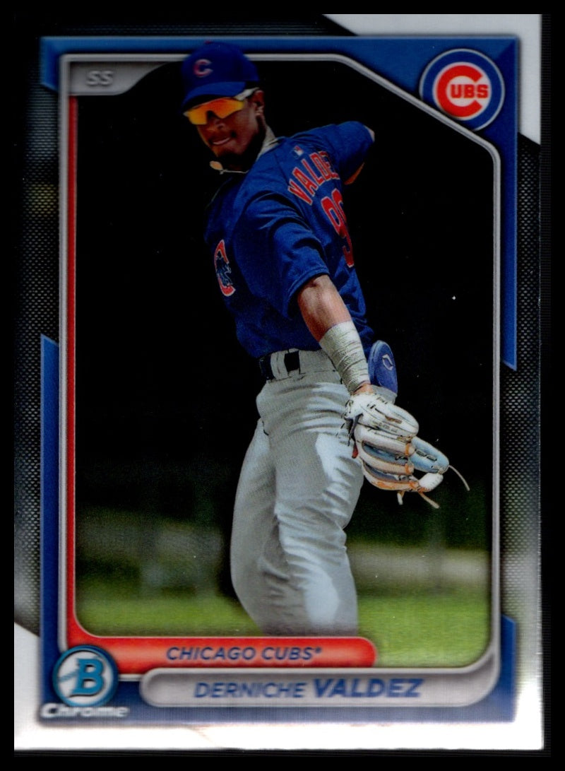 2024 Bowman #BCP-7 Derniche Valdez Chrome Prospects