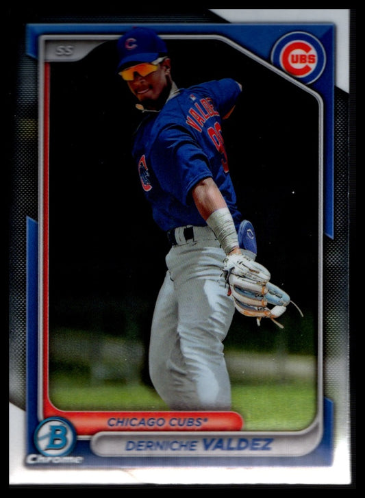 2024 Bowman #BCP-7 Derniche Valdez Chrome Prospects