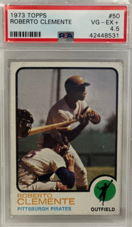 1973 Topps #50 Roberto Clemente PSA 4.5